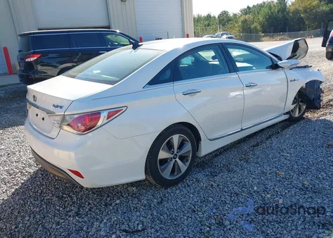 2011 Hyundai Sonata Hybrid z USA, uszkodzony, nr VIN KMHEC4A40BA008033